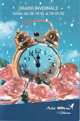 Air One timetable 2001/10/28