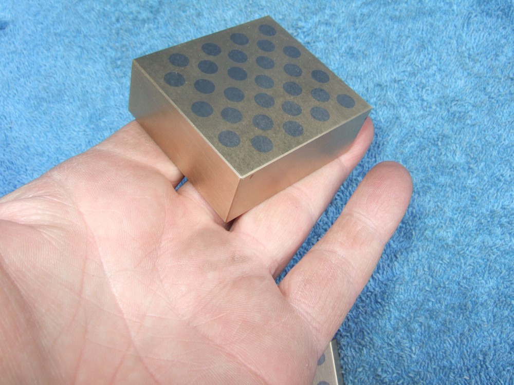 MAGNETIC TRANSFER BLOCKS US MADE FRESH GROUND w/HERMANN SCHMIDT MSB TOOLMAKER