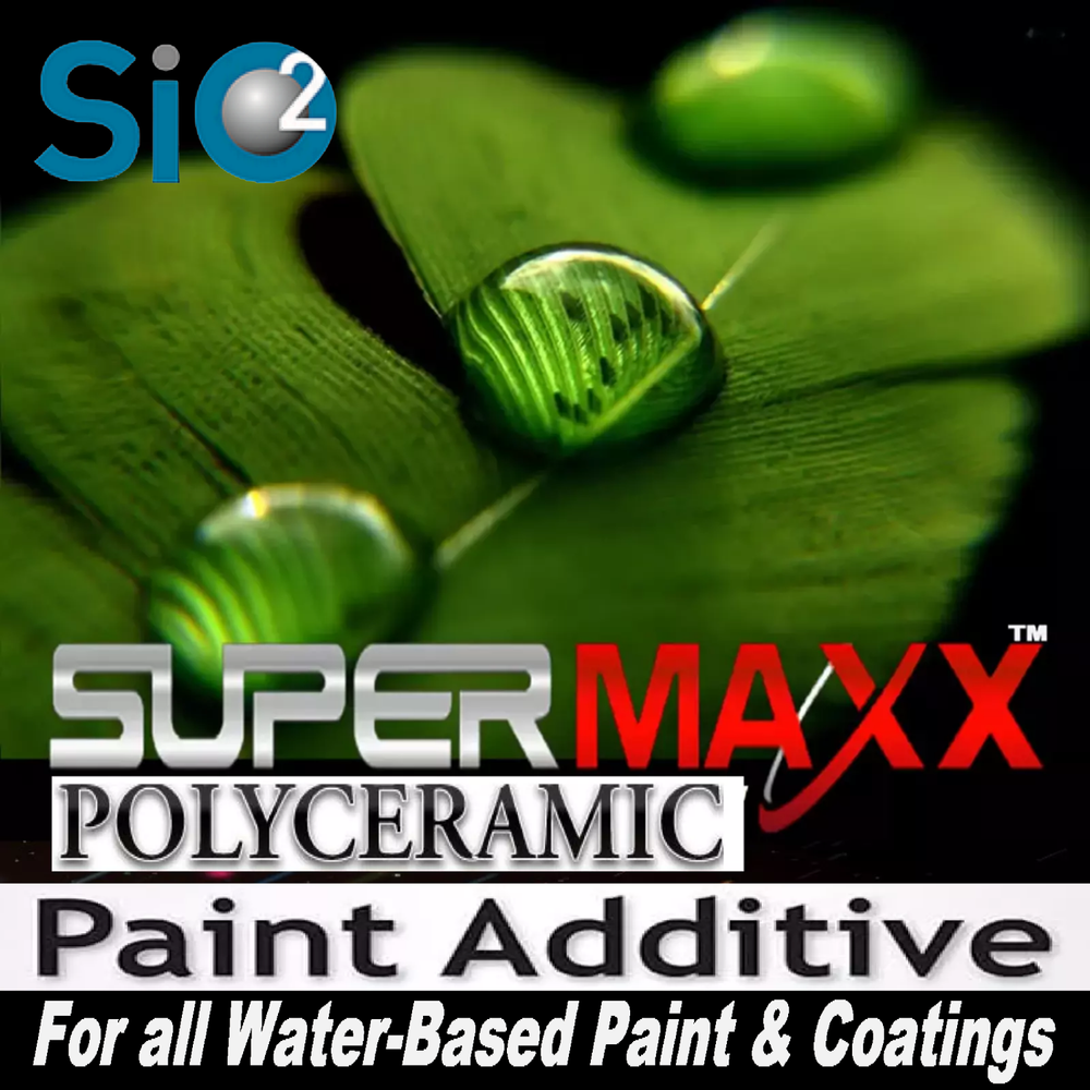 LATEX HOUSE PAINT ADDITIVE PROVIDES LONG TERM POLYCERAMIC PROTECTION "DURABILITY