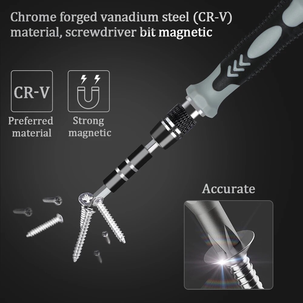 117PC For Retro Video Game & System Console Repair Security Bit Tools & Cleaning