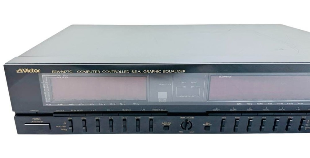 Victor SEA-M770 Graphic Equalizer Spectrum Analyzer Audio Component Tested