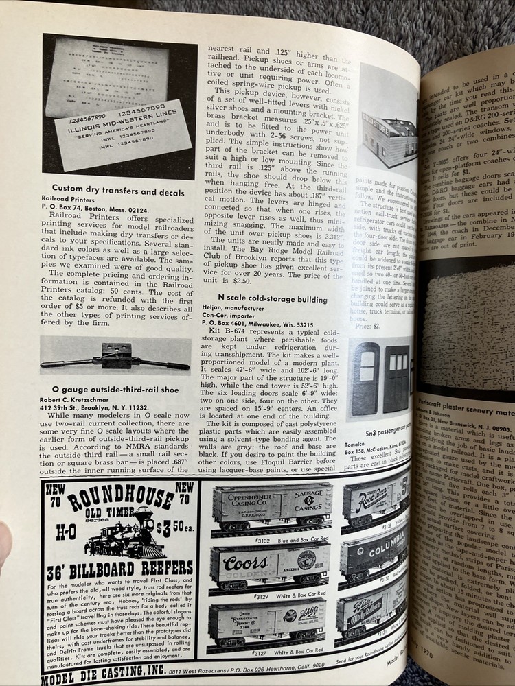 Model Railroader Vol.37-Bound Volume 1970-–12 Issues