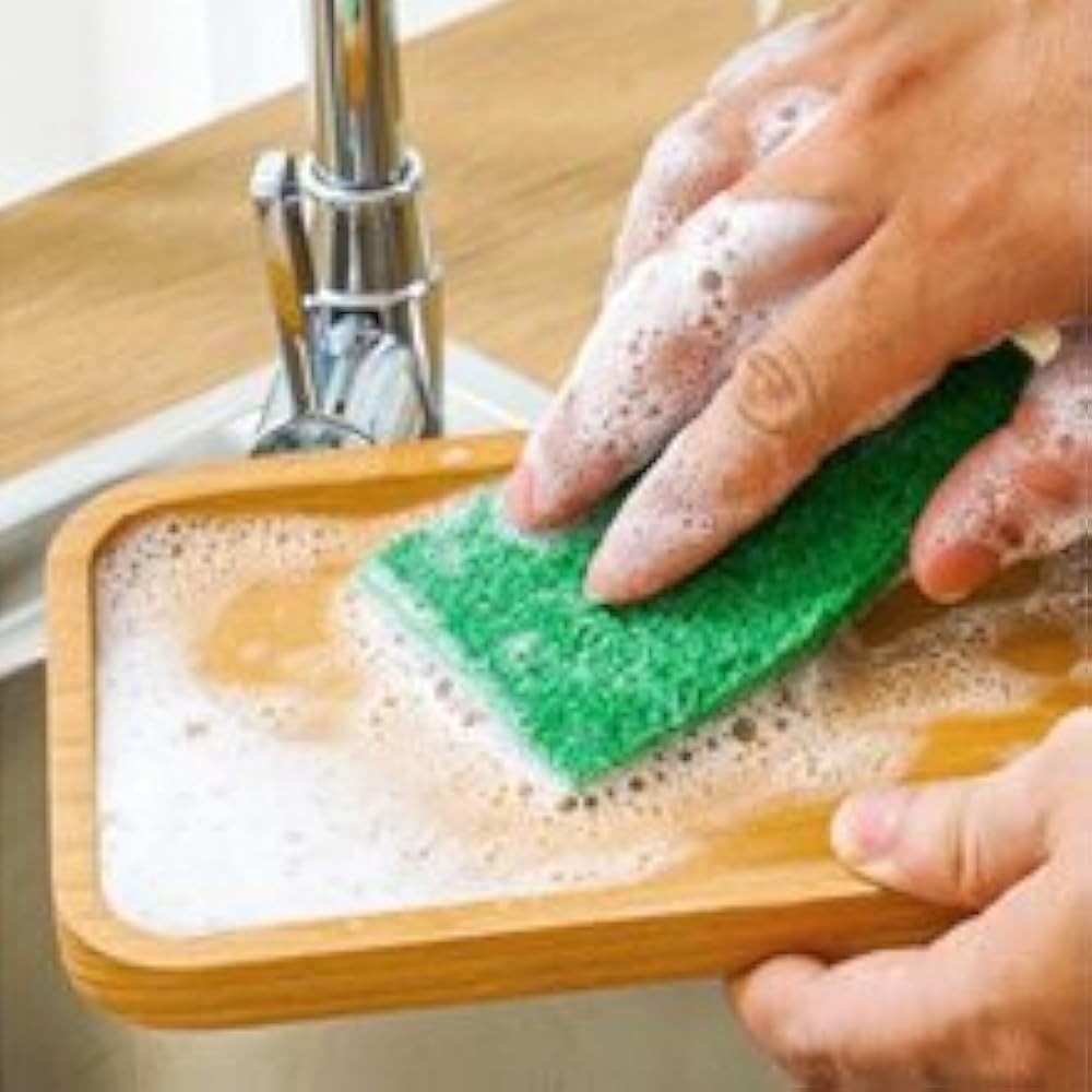 Heavy Duty Scrub Spon, Scratch Home Kitchen -Sided Dishwashing