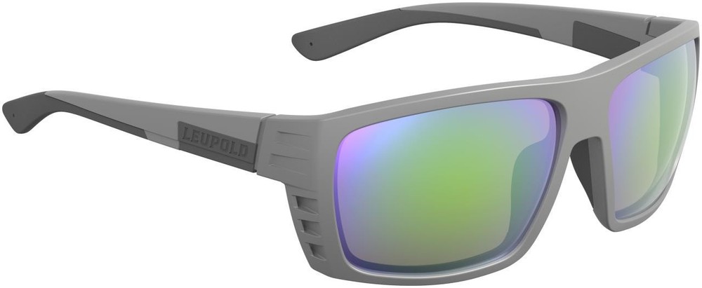 Leupold Payload Polycarbonate Emerald Mirror Lens Matte Gray Performance Eyewear