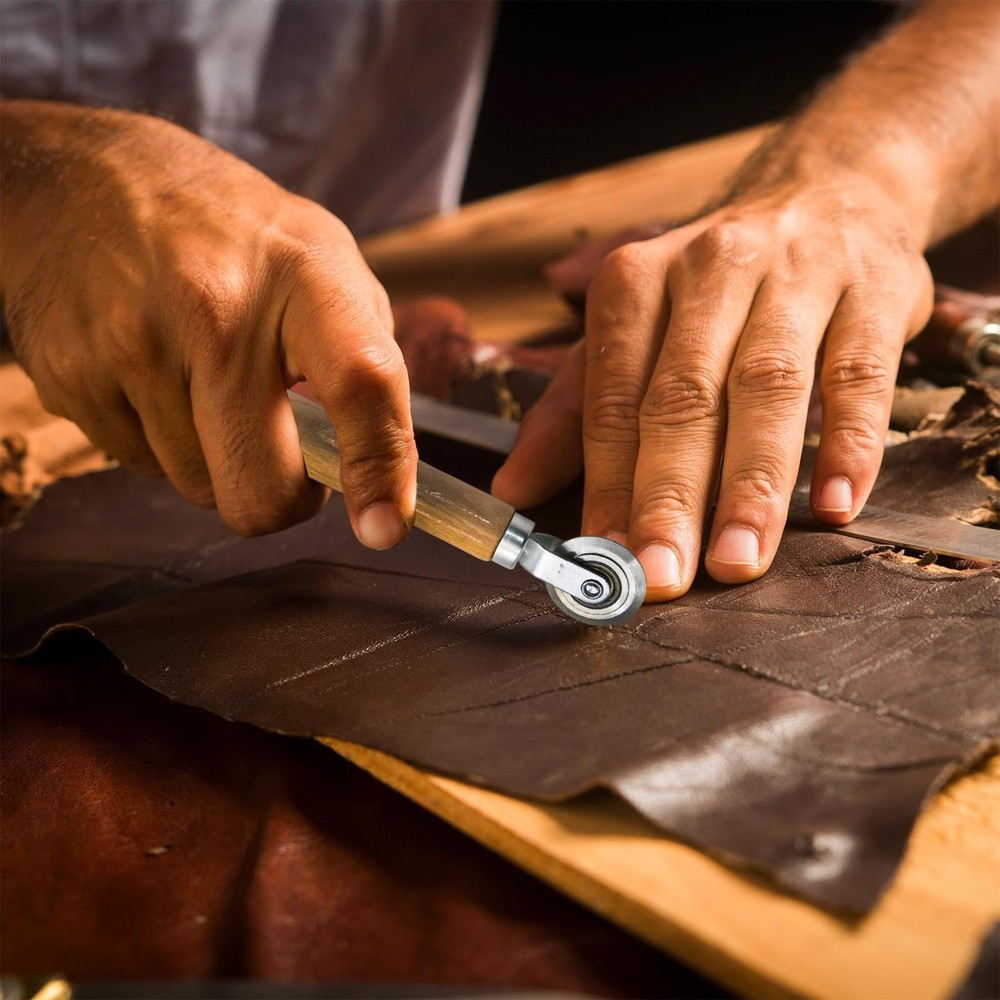 2Pcs Box Scoring Tool Wooden Handle, Box Resizer Cardboard Boxes Scoring Board