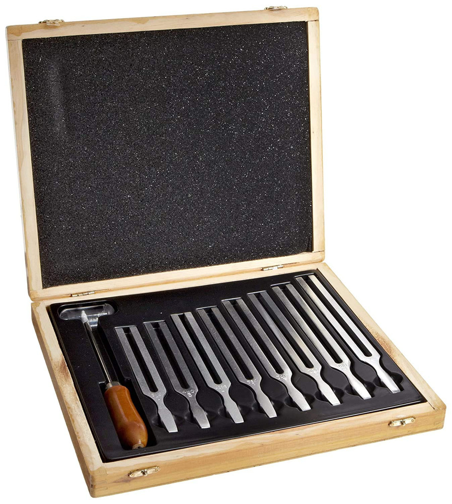 Octave Tuning Forks, Set of 8