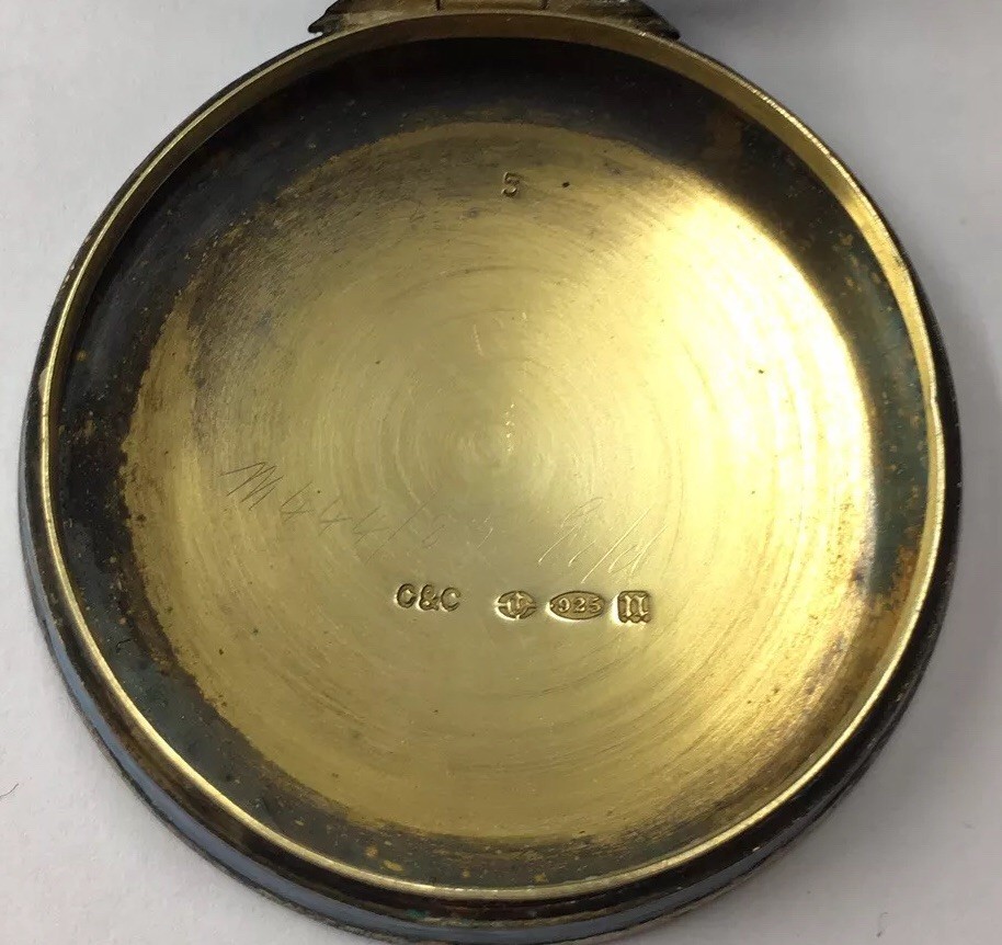 Art Deco 1928 Cohen & Charles Solid Silver Enamel & Marcasite Compact 31.7g