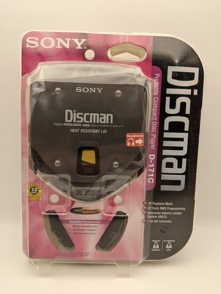 Sony D-171C Discman Portable Compact Disc Player Sealed