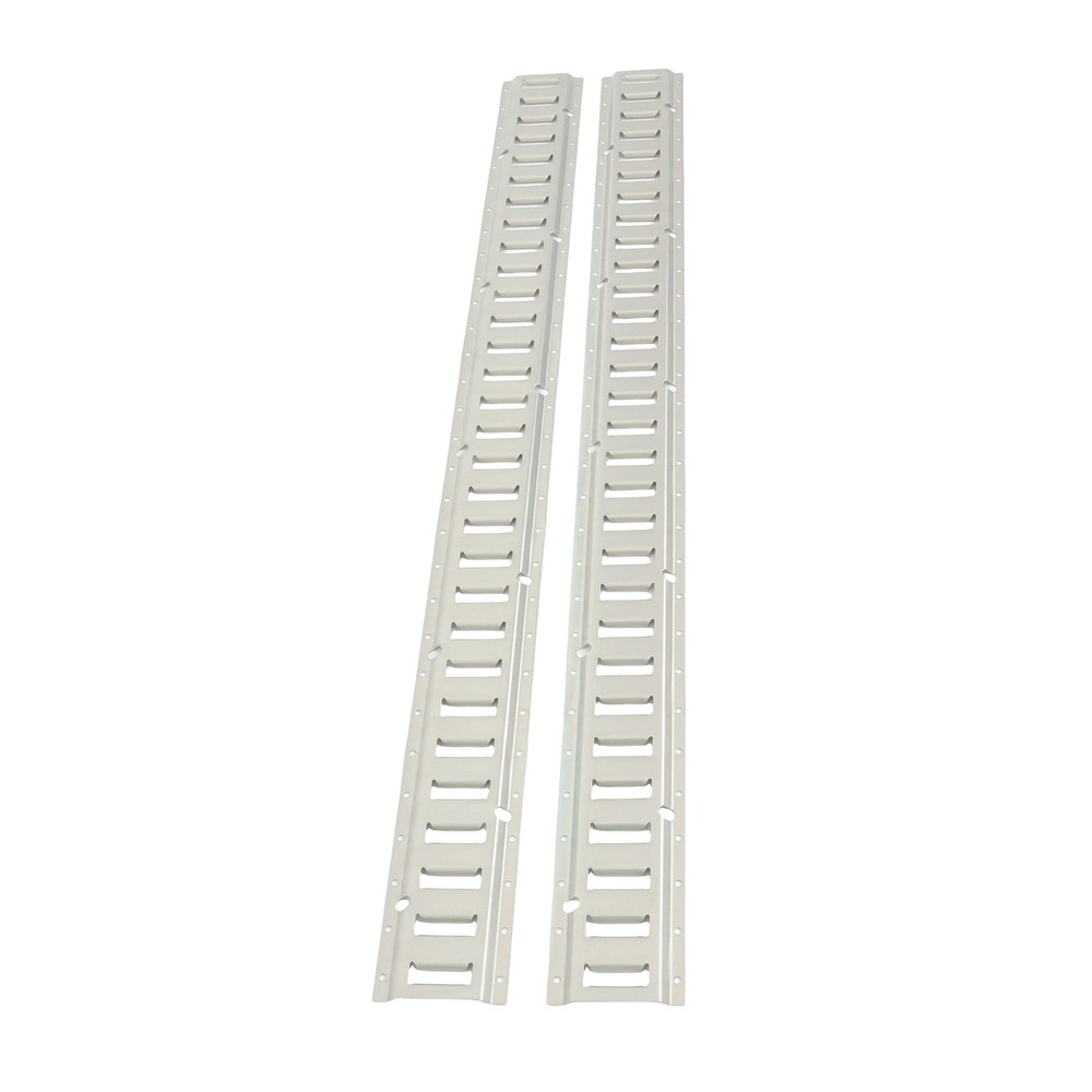 Carbon Steel Durable E Track Tie Down Rail Kit Silver Galvanized Replacement