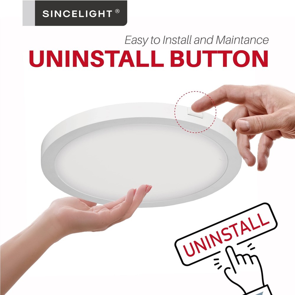 SINCELIGHT Ultra-Thin LED Ceiling Lights for Bathroom,Kitchen,Hallway,Closet ...