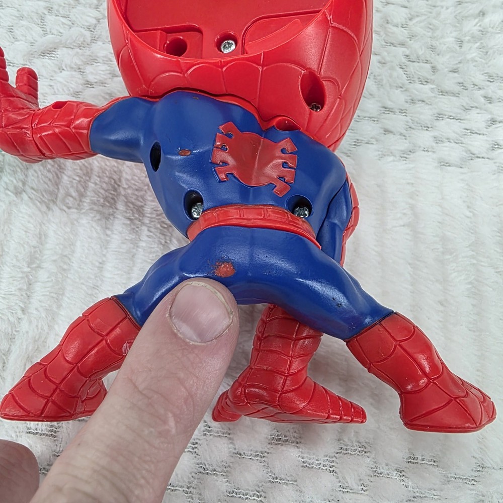Bop It! Marvel Spider-Man Edition Electronic Game Spidey Figure Tested & Working