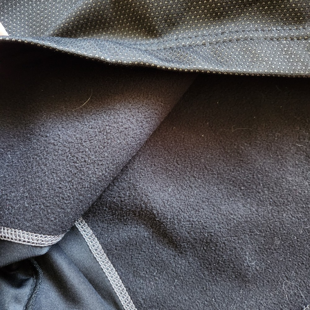 Torque Motorcycle Fleece Half-Zip Size M Medium Black Lightweight Jacket