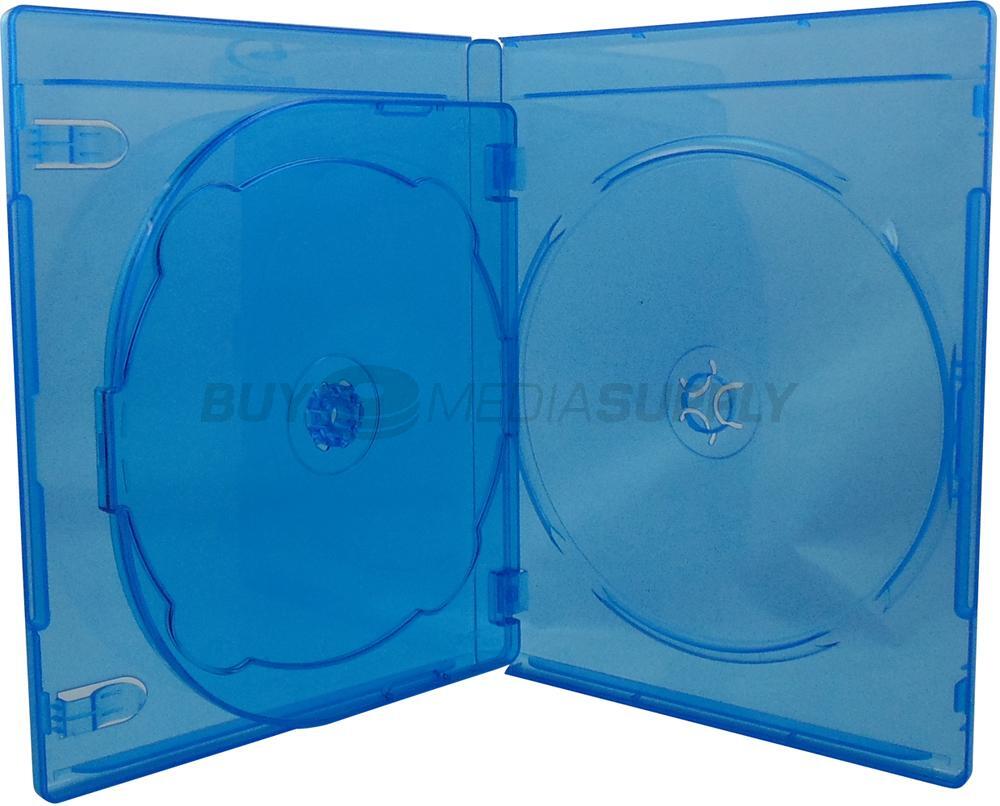 12mm Standard Blu-Ray 3 Discs DVD Case Lot