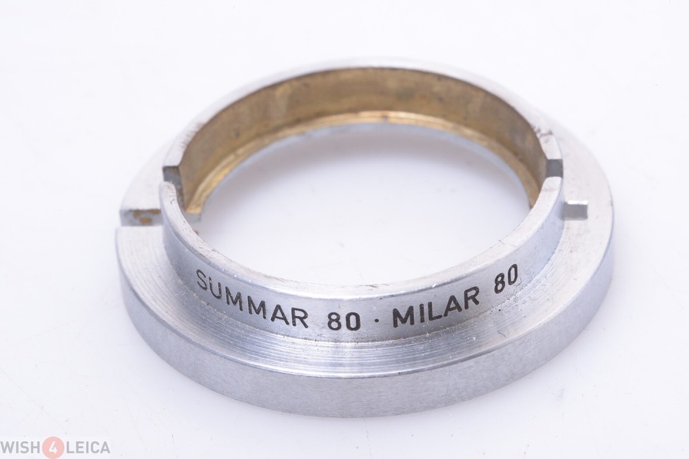 ✅ LEICA, LEITZ 80MM MILAR, 80MM SUMMAR BRASS MACRO, MICRO ADAPTER