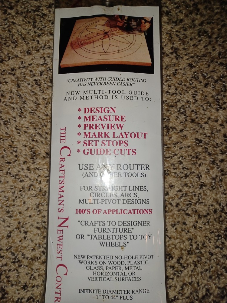 Router Pro Model Circle Cutter Guide. New in Package