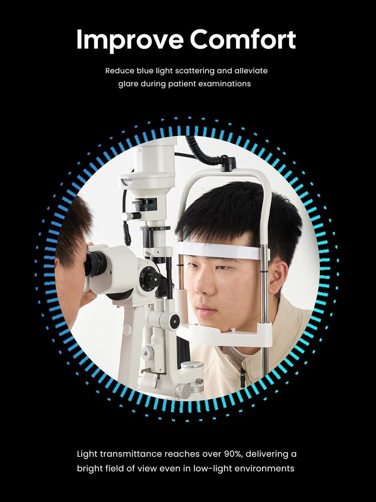 Five Magnifications Ophthalmology Slit Lamp Optometry Microscope