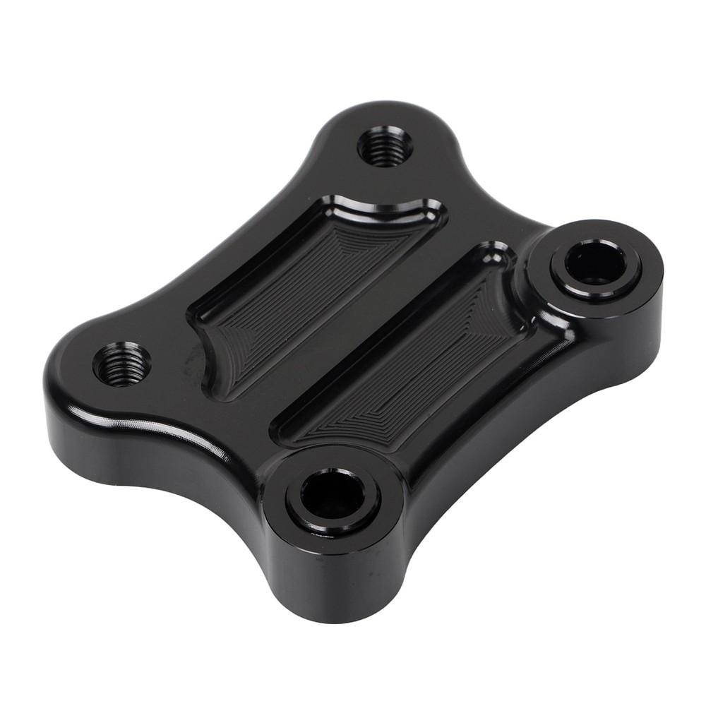 Black Aluminum Pull Plate Bracket For Harley Electra Glide Electra Glide CVO