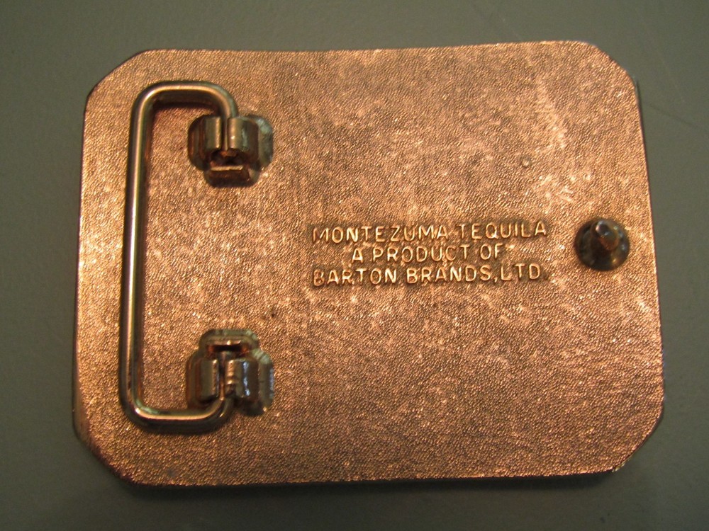 Montezuma Tequila Belt Buckle