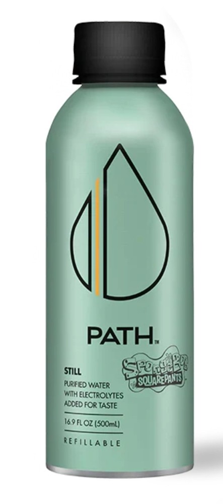 Squidward PATH Water Refillable 16.9oz CASE 12 Aluminum Bottles