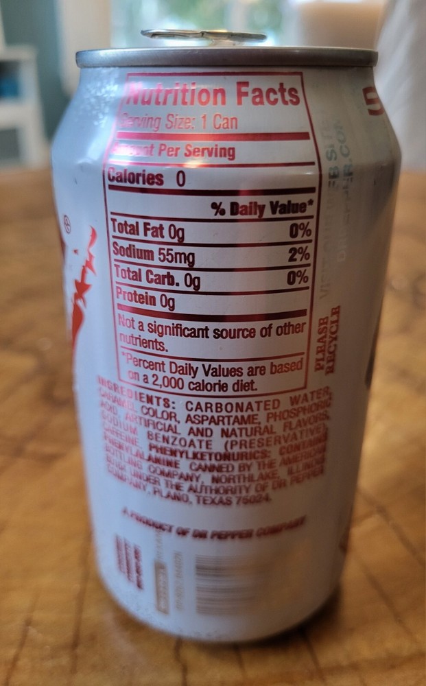 Diet Dr. Pepper Spiderman 12 oz Can 2002 Empty