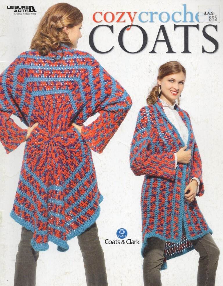 COZY CROCHETED COATS GREAT PROJECTS MUST SEE!!!