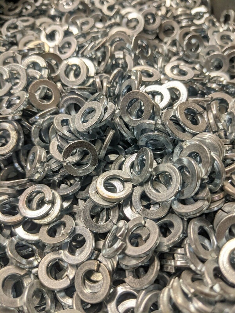 3/8"  BOLT SIZE SPLIT LOCK WASHER ZINC PLATED 100 EACH