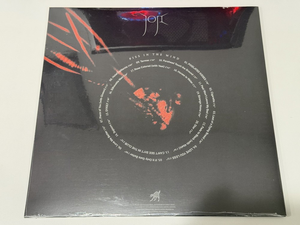SIGNED Joji - Piss in the Wind Ruby White Mist Vinyl LP AUTOGRAPHED SHIPS NOW!