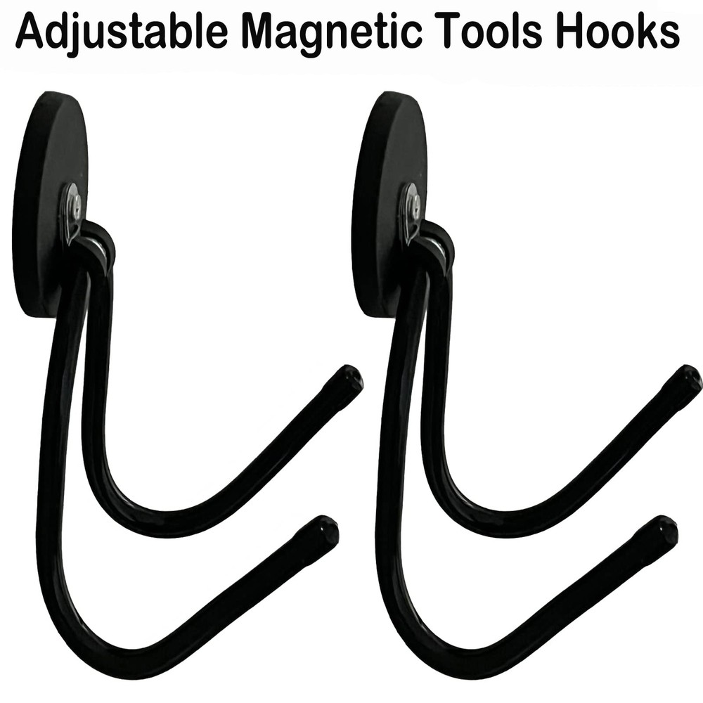 Pmsanzay 2 Pack Power Drill Tool Organizer Holder,Magnetic Black