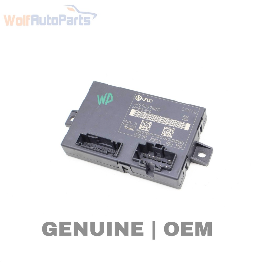 2010-2015 AUDI Q7 4L - Front LEFT SEAT Memory Control Module 4F0959760D
