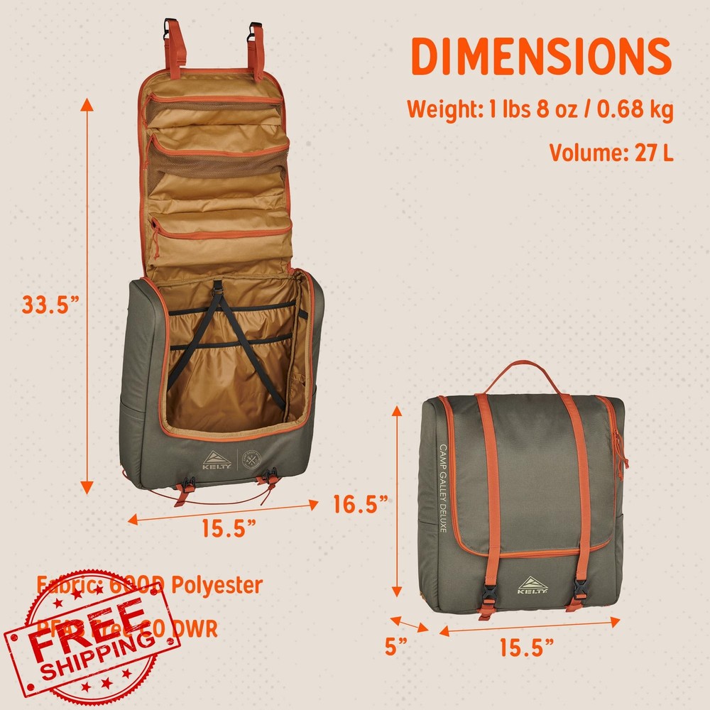 Kelty Camp Galley Deluxe Kitchen Organizer