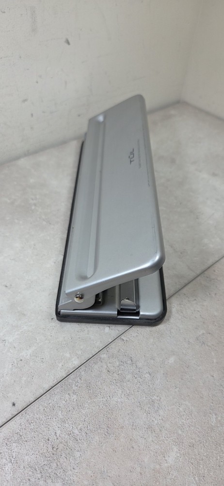 TUL Custom Note-Taking System Discbound 12-Hole Punch Silver Heavy Duty