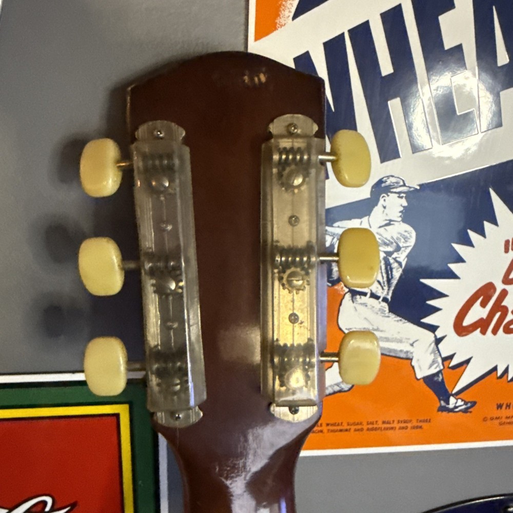 W Eltron Acoustic New Generation Guitar 6 String (needs Strings) 1960-1970