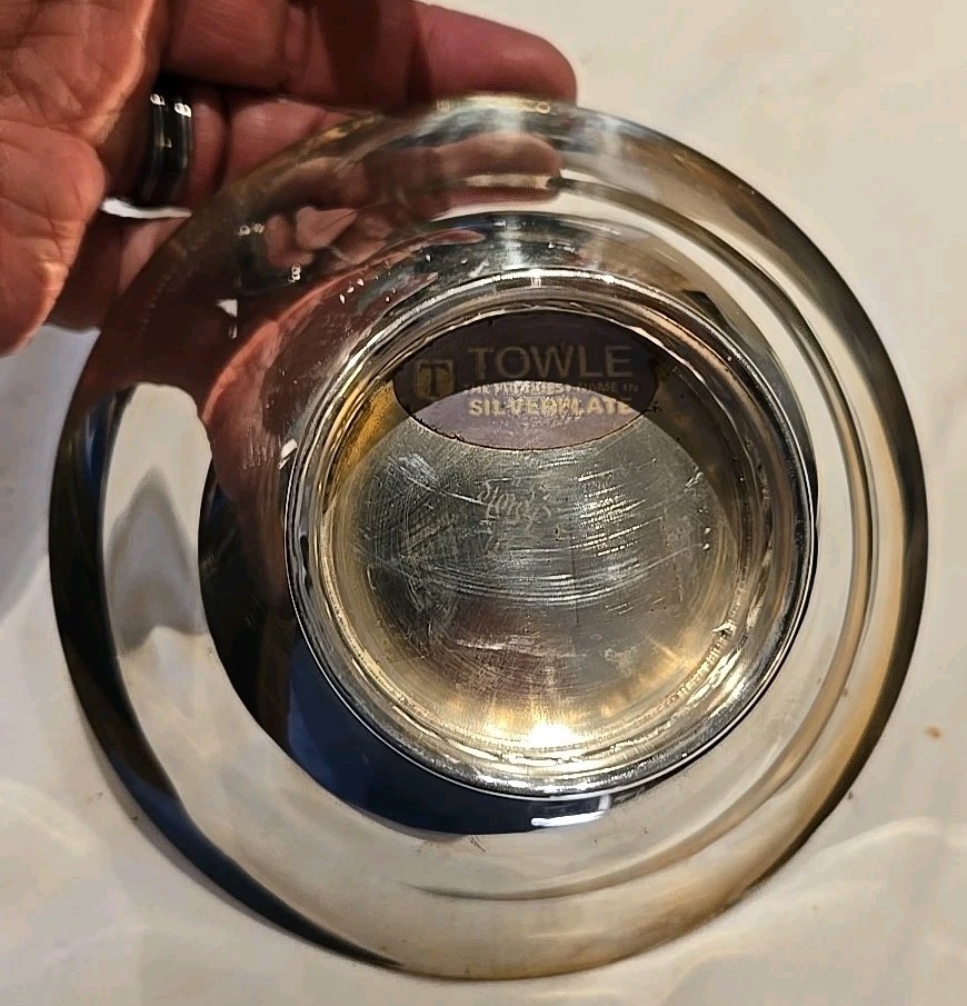 Towle Silverplate 6" Footed Bowl
