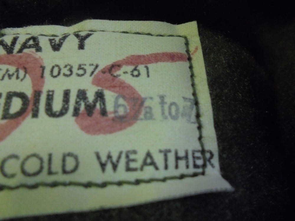 Vintage WWII U. S. Navy Intermediate Cold Weather Cap
