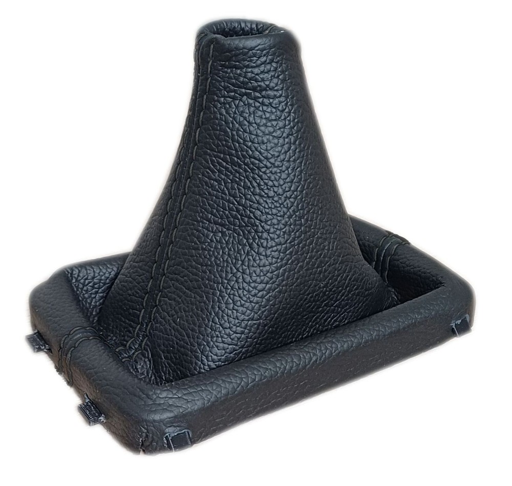 Volvo XC60 S60 II V60 shift boot shift cover + frame real leather black