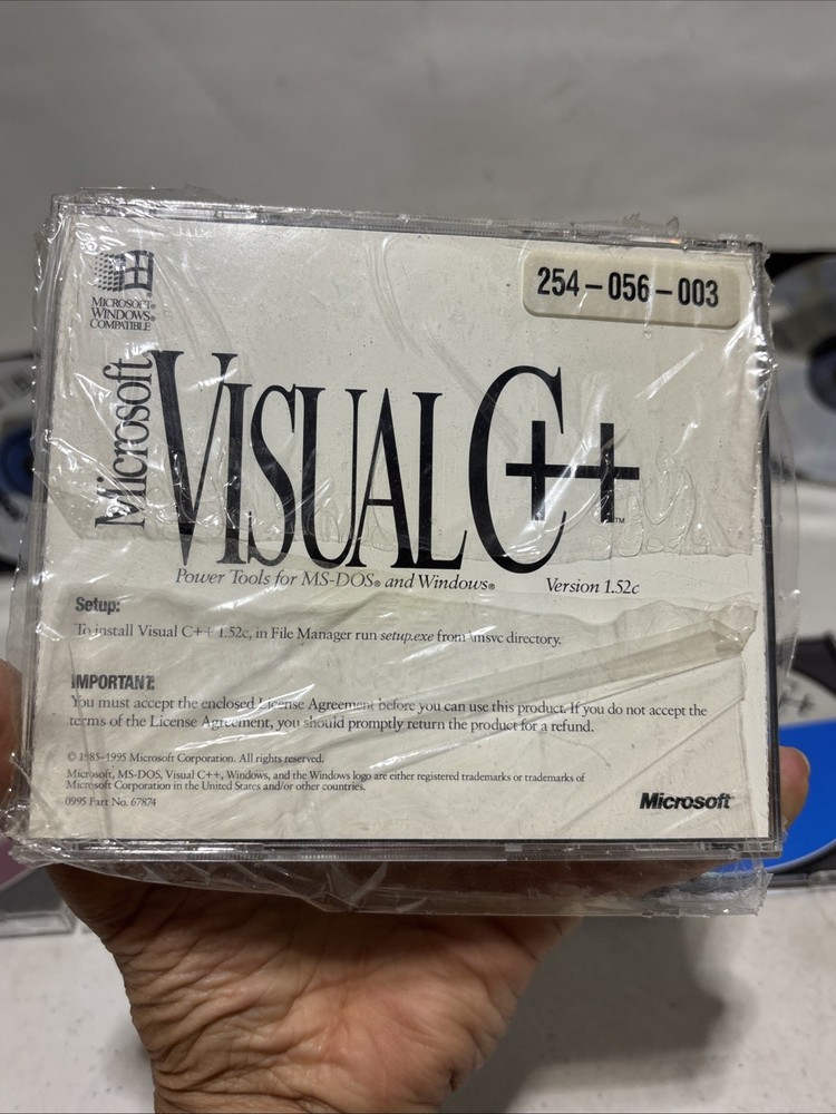 6 Microsoft Visual C++ for 16 bit Windows Versions CD Developer Net Lot