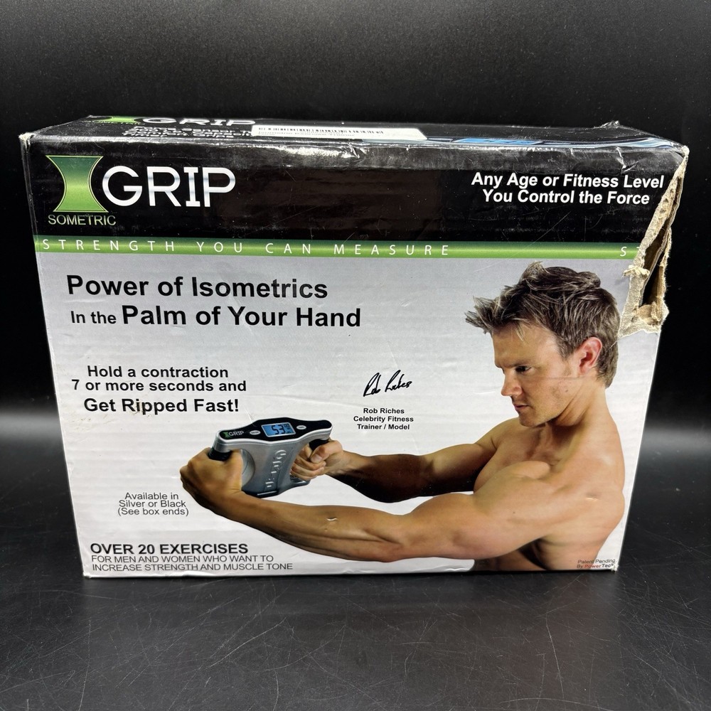 Isometric Grip Sometric IGrip Hand Held Strength Trainer w/ 200lb Force - NEW