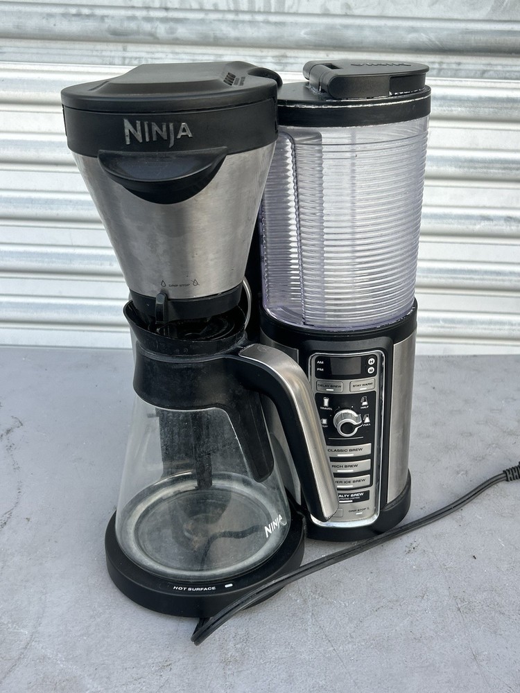 Ninja CF080-69 Coffee Maker Bar Brewer Automatic Programmable Tested Works