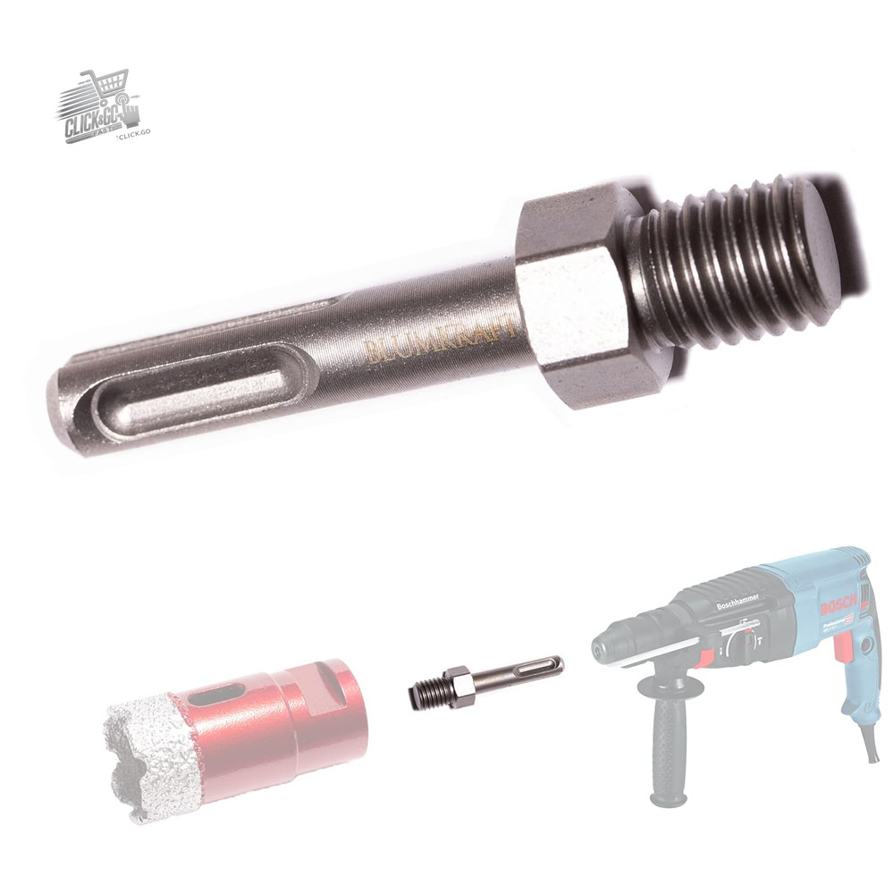 Drill Adapter: 12mm Hex Mount (HEX) for Digging Pa Holes