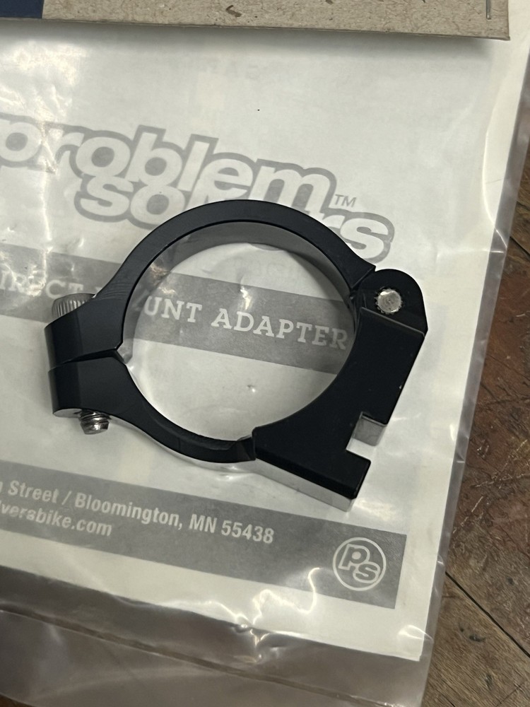 Problem Solvers Direct Mount Front Derailleur Adapter 34.9mm 26mm offset 68/73
