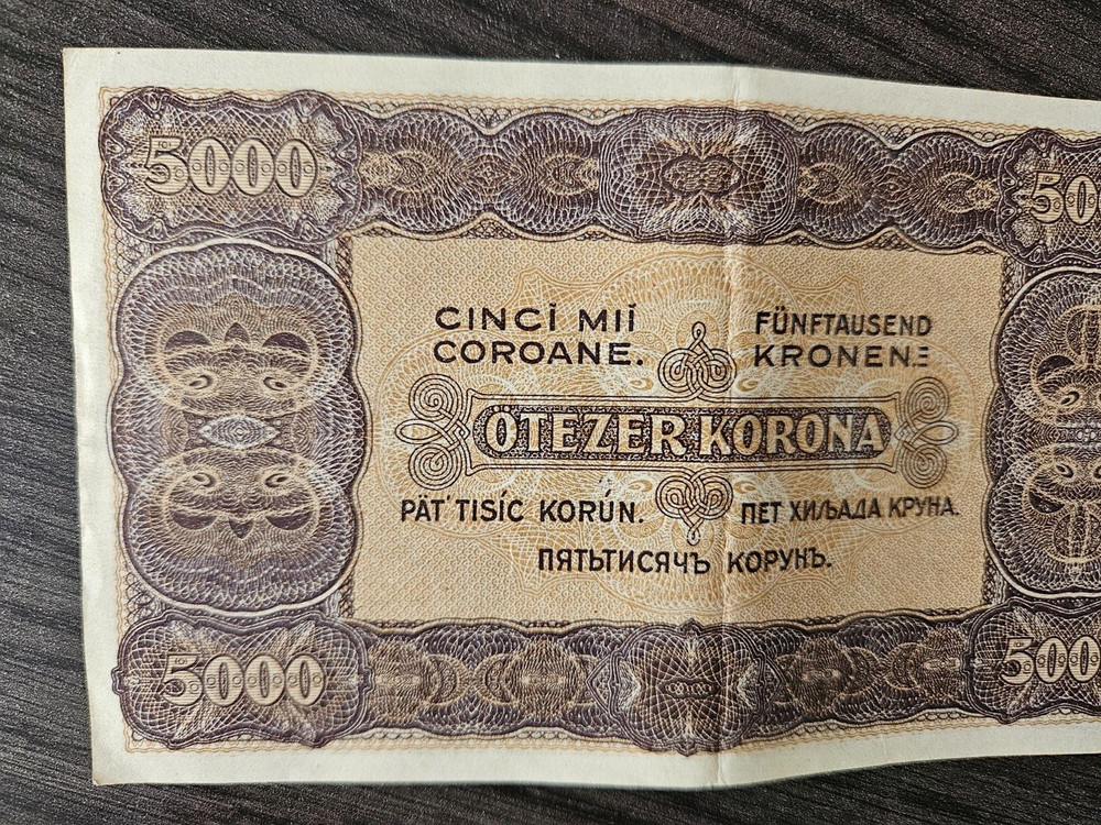 Hungary 5000 korona 1923 banknote