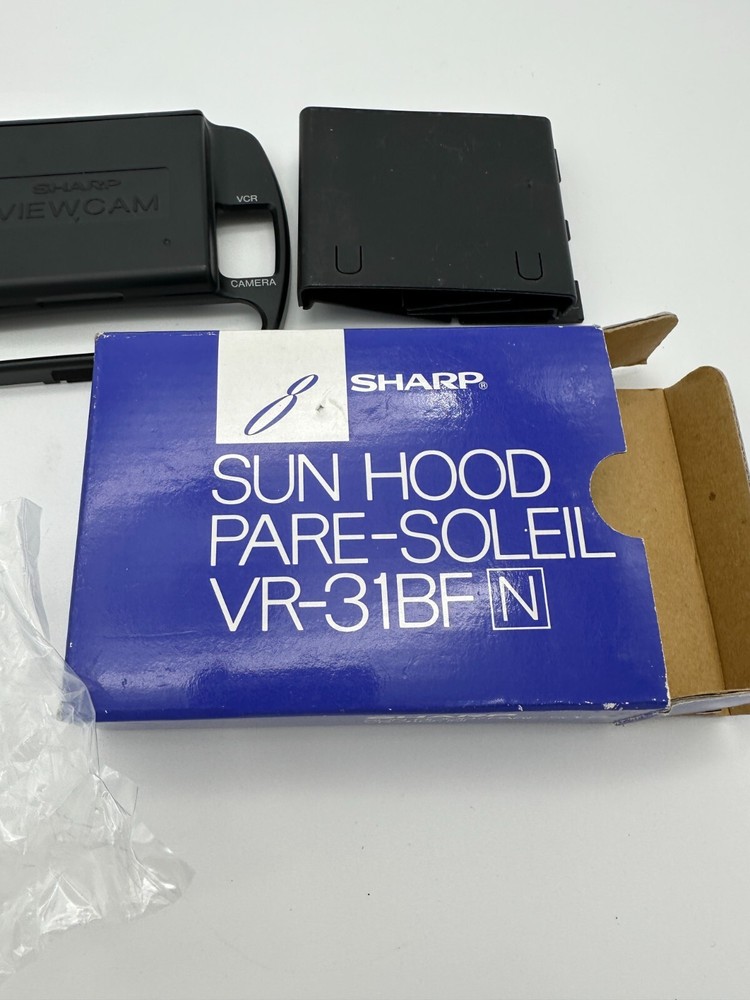 SHARP VIEWCAM SUN HOOD VR-31BF N Open Box, Never Used Excellent Condition