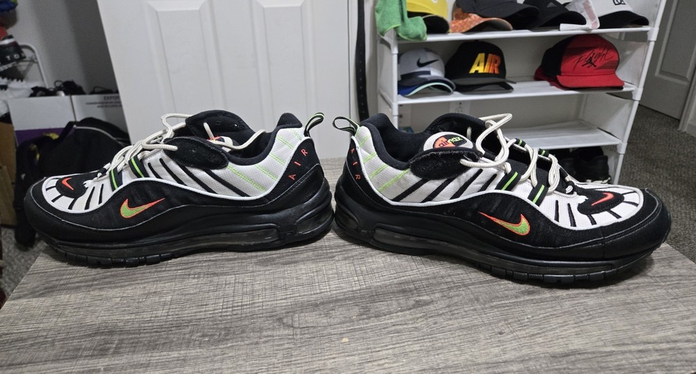 NikeAirMax98,.size:10.5,Highlighter Black