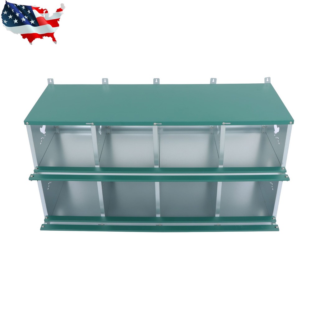 Chicken Nesting Boxes 8 Hole For Chicken Laying Eggs Hens Chicken Coop Box