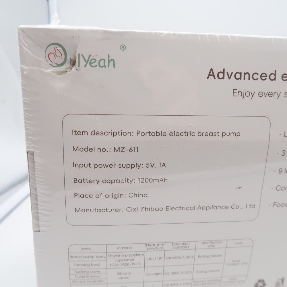 Onlyeah Portable Electric Breast Pump Hands Free
