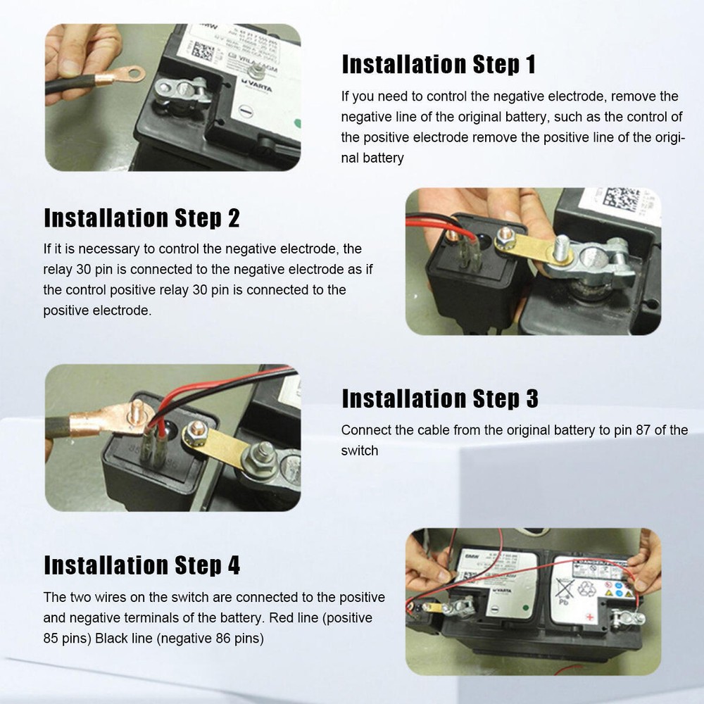 Car Battery Switch Disconnect Power Kill Master Isolator Cut Off Remote Control
