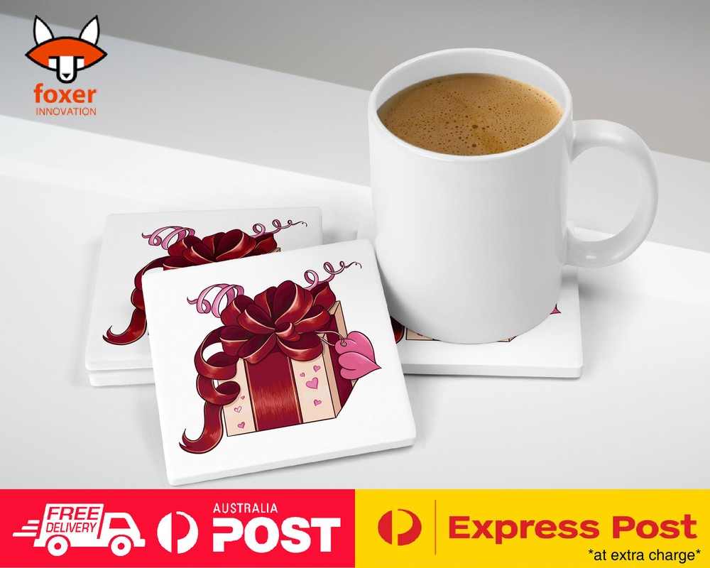 COASTER COFFEE DRINKING MAT|PRESENT GIFT WRAP SKETCH