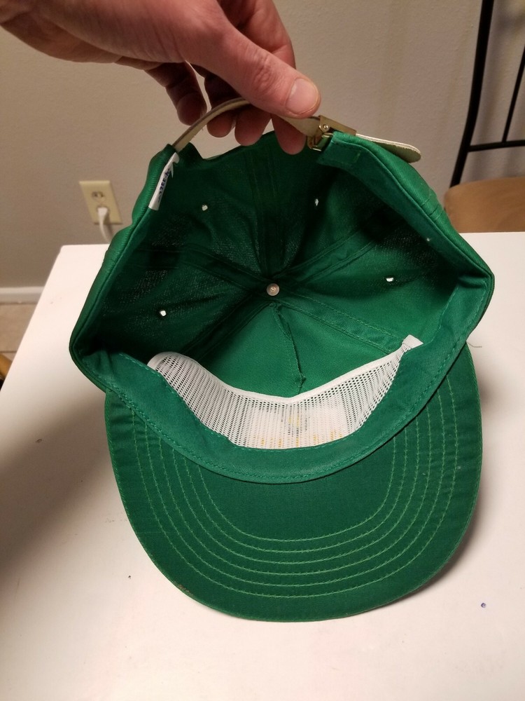 Vintage Aztec Corn Seed Green Adjustable Strapback Hat, Farming!