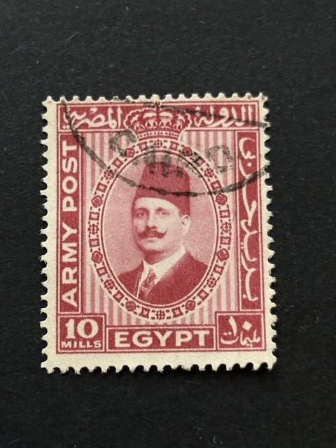 1936 EGYPT # # M12,M13, ARMY POST, USED