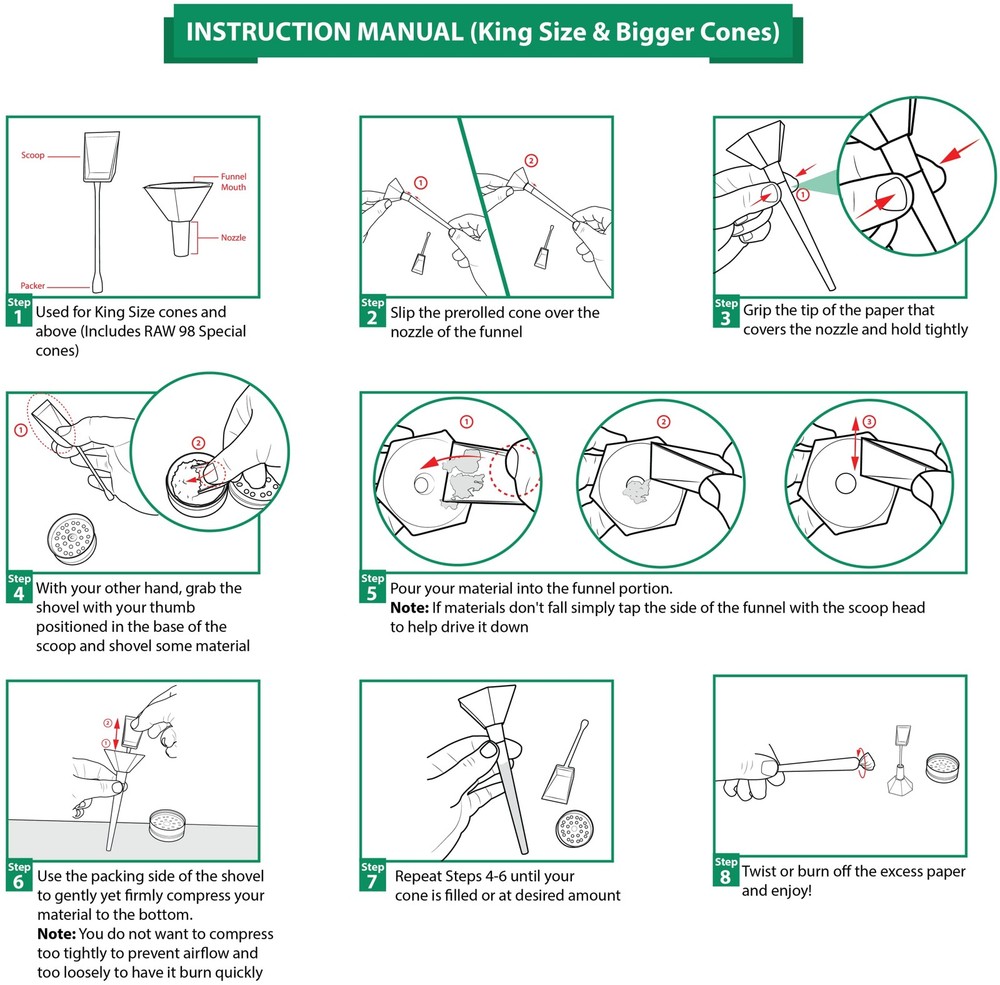 Effortless Cone Loader for 1¼, King Size, and Large Cones | Fast Pre-Roll Tool